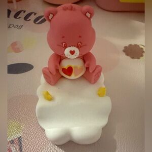 🆕 Pink Care Bears on White Cloud phone stand